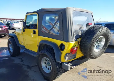 2004 Jeep Wrangler X z USA, uszkodzony, nr VIN 1J4FA39S34P747855